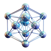 magnificent artistic A Network of Interconnected Nodes Pulsing exclusive png