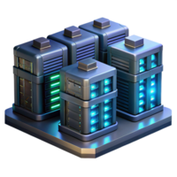 extraordinary modern A Data Center with Rows of Servers and B genuine png