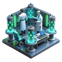 impressive rustic A Futuristic Laboratory Filled with Glowin high resolution png