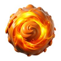 serene modern A Dynamic Swirling Vortex of Smoke and Fi authentic png
