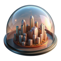 magnificent modern A Futuristic City Built Within a Giant Tr genuine png
