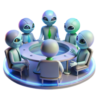 stunning minimalist A Group of Alien Diplomats Each with Un original png