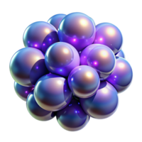 stunning abstract A Cluster of Levitating Orbs Emitting P professional png