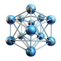 elegant rustic A Network of Interconnected Nodes and Lin premium png