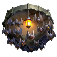 extraordinary creative Bat Colony Hanging Upside Down original png