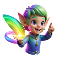 magnificent creative A Mischievous Pixie Casting a Spell With exclusive png