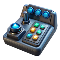 impressive classic A Futuristic Control Panel with Glowing Bu authentic png