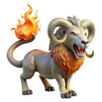 wonderful classic A Fierce Chimera a Creature with a Lion S premium png