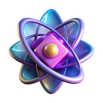 dramatisk rustik en kvant dator kärna pulserande med v hög kvalitet png