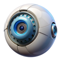 magnificent abstract A Close Up of a Robotic Eye with Intricat authentic png