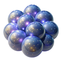 wonderful traditional A Cluster of Translucent Orbs Reflecting professional png