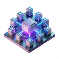 stunning modern Complex Interconnected Circuit Network professional png
