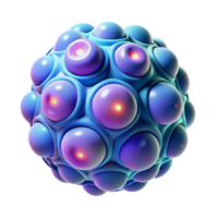serene artistic A Microscopic View of Cellular Structure premium png