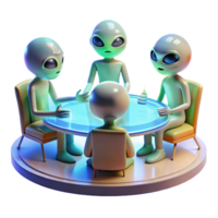 dramatic rustic A Group of Alien Diplomats with Diverse high resolution png