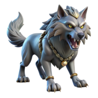 dramatic abstract A Fierce Fenrir Bound by Gleipnir Dramat premium png