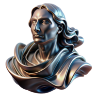 stunning rustic Abstract Portrait Composed of Flowing L high quality png