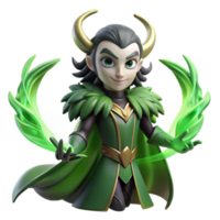 stunning modern A Mischievous Loki Transforming Into A high resolution png