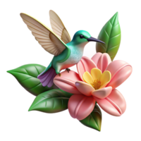 impressive classic A Hummingbird Hovering Near a Cluster Of high resolution png
