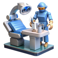 elegant rustic A Robot Surgeon Performing a Complex Oper detailed png