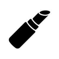 Simple lipstick icon isolated on white background. vector