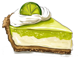 A Delicious Slice Of Pie Garnished With Whipped Cream png