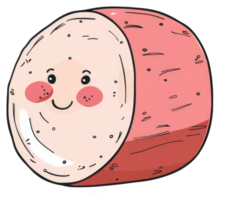 A smiling cartoon depiction of a cheerful potato character png
