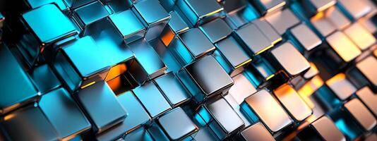 Explore the mesmerizing fusion of technology and artistry in this abstract geometric design photo