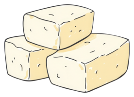 Three Stacked Rectangular Blocks Depicted In Simple Line Art png