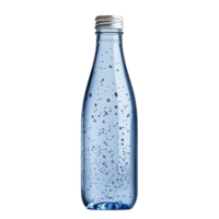 Refreshing Carbonated Water Bottle with Sleek Modern Look and Crystal Clear Fizzing Bubbles on Transparent Background png