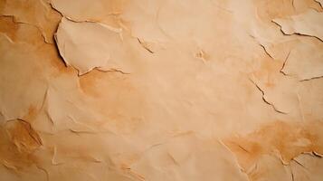 Peeling Brown Textured Wall with Weathered and Aged Surface photo