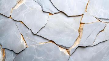 Cracked White Stone Texture with Natural Patterns, Abstract Background for Creative Design Use photo