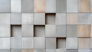 Modern Concrete Tile Pattern with Subtle Texture, Architectural Background for Design Use photo
