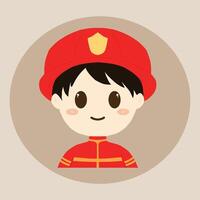a firework design and red uniform vector