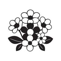 Stylish Flower Logo for a Bold and Distinctive Brand Identity vector