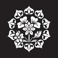 Modern Flower Logo with a Bold and Unique Design Approach vector