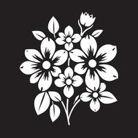 Modern Floral Logo with Soft, Elegant, and Contemporary Elements vector