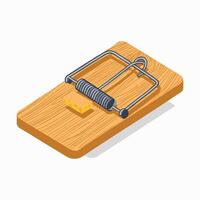 Simple Mousetrap Device Icon vector