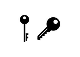Sleek Key Access Icon vector