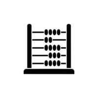 Elegant Abacus Count Icon vector