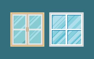 Clean Window View Icon vector
