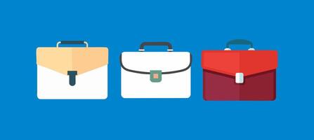 Minimal Briefcase Work Icon vector