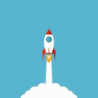 a Rocket Launch Icon vector