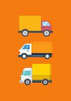 Basic Truck Delivery Icon vector