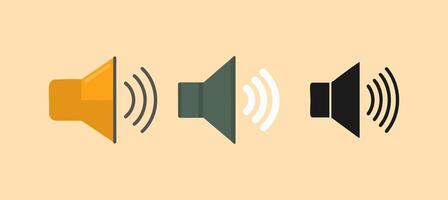 Simple Volume Speaker Icon vector