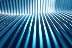 Abstract blue and silver lines creating a sleek, modern pattern. photo