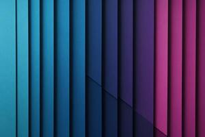 Abstract composition of colorful, folded paper in gradient shades. photo