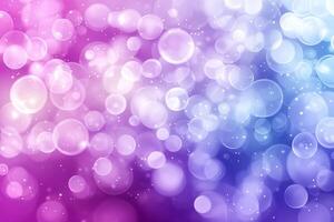 A vibrant, abstract background with colorful bokeh circles. photo