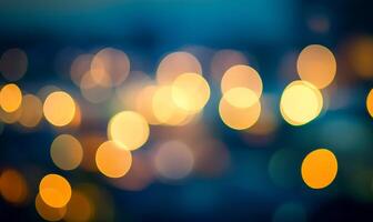 A blurred background of soft, glowing lights creating a dreamy atmosphere. photo
