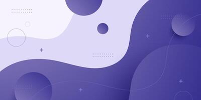 Abstract minimal purple wave 3D background. Simple wave color geometric pattern. Modern banner design. vector
