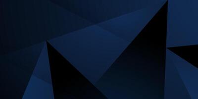Abstract dark blue triangle 3D background. Simple triangle overlap pattern. vector